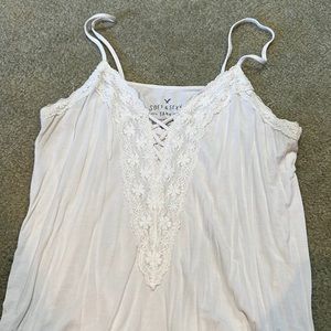 When thin white tank top